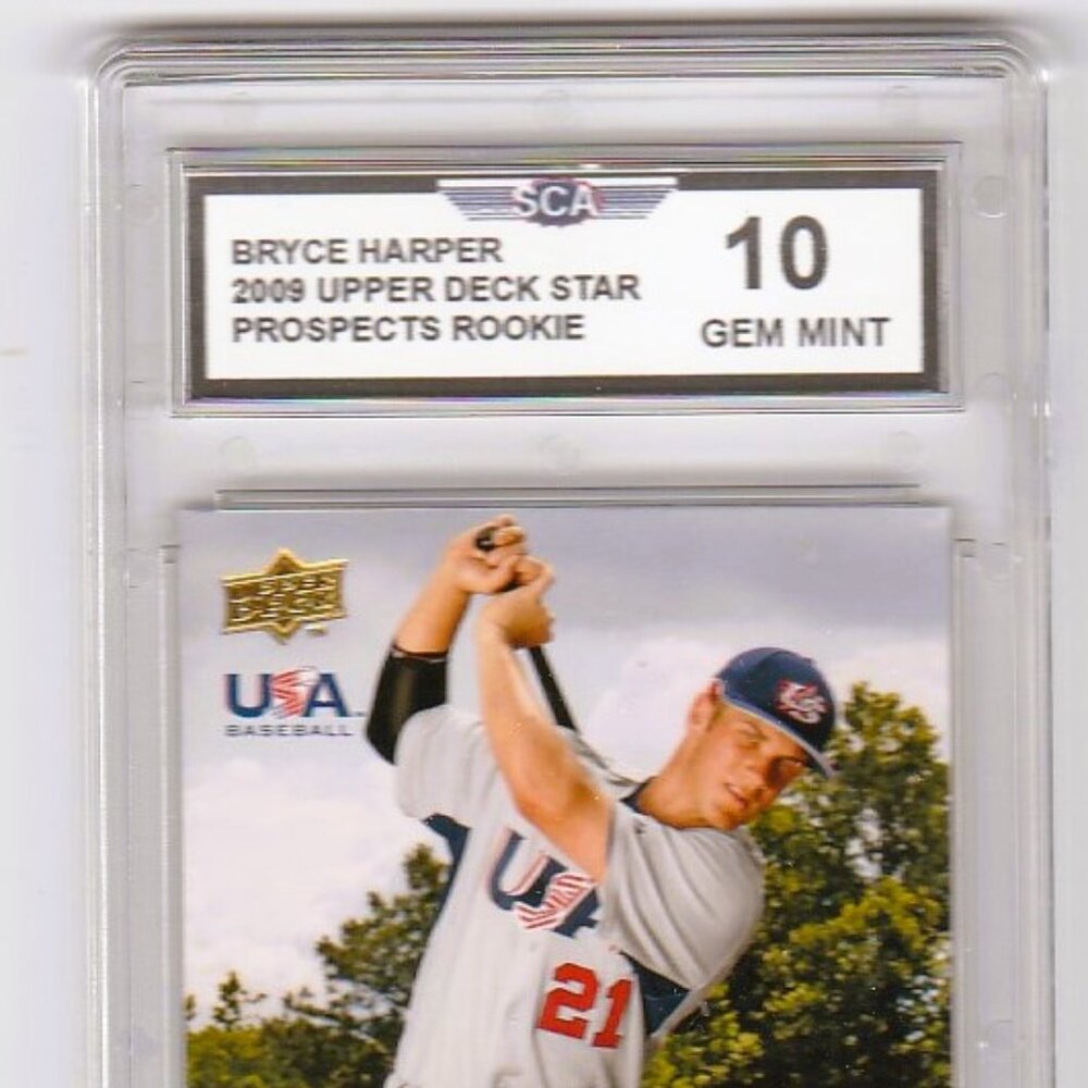BRYCE HARPER 2009 UPPER DECK STAR PROSPECTS ROOKIE CARD PHILADELPHIA PHILLIES